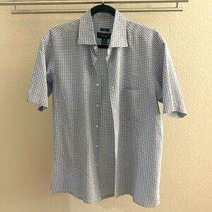 Pronto Uomo classic fit short sleeve button up